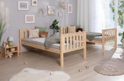 Ticaa Etagenbett »Sammy« mit Rollrost, Kiefer