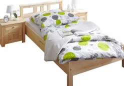 Ticaa Futonbett »Merci« Einzelbett, aus Kiefer Massivholz, inkl. Rollrost