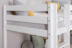 Ticaa Hochbett »Malte, FSC®-zertifizierte Kiefer« 90x200cm Liegefläche, Höhe 114cm,mit Rollrost