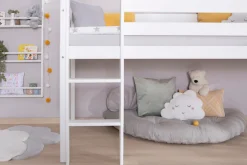 Ticaa Hochbett »Malte, FSC®-zertifizierte Kiefer« 90x200cm Liegefläche, Höhe 114cm,mit Rollrost