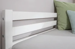 Ticaa Jugendbett Futonbett in diversen Breiten, Kiefer, mit Rollrost
