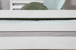 Ticaa Jugendbett Futonbett in diversen Breiten, Kiefer, mit Rollrost