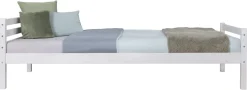 Ticaa Jugendbett Futonbett in diversen Breiten, Kiefer, mit Rollrost