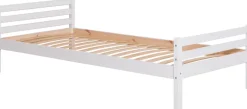 Ticaa Jugendbett Futonbett in diversen Breiten, Kiefer, mit Rollrost