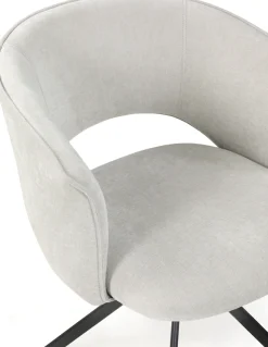 TOM TAILOR HOME Armlehnstuhl »CURVY ARMCHAIR« (Set) 2 Stk.mit Armlehnen, drehbar, Rückholfunktion, Rückenausschnitt