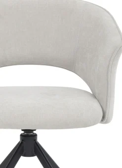 TOM TAILOR HOME Armlehnstuhl »CURVY ARMCHAIR« (Set) 2 Stk.mit Armlehnen, drehbar, Rückholfunktion, Rückenausschnitt