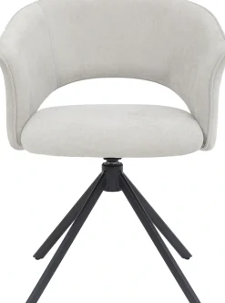 TOM TAILOR HOME Armlehnstuhl »CURVY ARMCHAIR« (Set) 2 Stk.mit Armlehnen, drehbar, Rückholfunktion, Rückenausschnitt