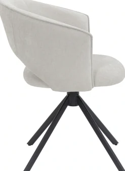 TOM TAILOR HOME Armlehnstuhl »CURVY ARMCHAIR« (Set) 2 Stk.mit Armlehnen, drehbar, Rückholfunktion, Rückenausschnitt