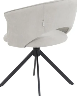 TOM TAILOR HOME Armlehnstuhl »CURVY ARMCHAIR« (Set) 2 Stk.mit Armlehnen, drehbar, Rückholfunktion, Rückenausschnitt