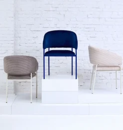 TOM TAILOR HOME Armlehnstuhl »EMBRACE ARMCHAIR« (Set) 2 Stk.Esszimmerstuhl, mit Armlehnen, 4-Fußgestell, Rückenausschnitt