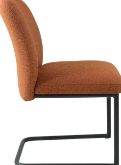TOM TAILOR HOME Freischwinger »PEBBLE CHAIR« (Set) 2 Stk.Esszimmerstuhl, Freischwinger, 140 kg belastbar, Rundrohrgestell