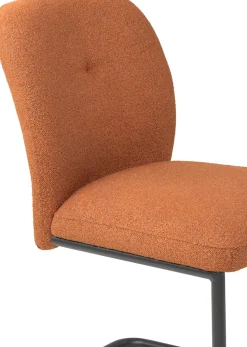 TOM TAILOR HOME Freischwinger »PEBBLE CHAIR« (Set) 2 Stk.Esszimmerstuhl, Freischwinger, 140 kg belastbar, Rundrohrgestell