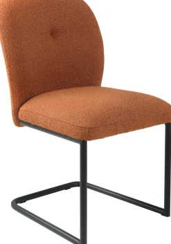TOM TAILOR HOME Freischwinger »PEBBLE CHAIR« (Set) 2 Stk.Esszimmerstuhl, Freischwinger, 140 kg belastbar, Rundrohrgestell