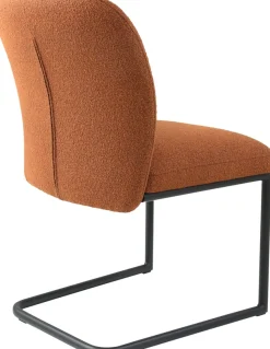 TOM TAILOR HOME Freischwinger »PEBBLE CHAIR« (Set) 2 Stk.Esszimmerstuhl, Freischwinger, 140 kg belastbar, Rundrohrgestell