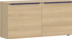 TOM TAILOR HOME Kommode Sideboard mit 2 Türen, Softclose,viel Stauraum mit Farbkick