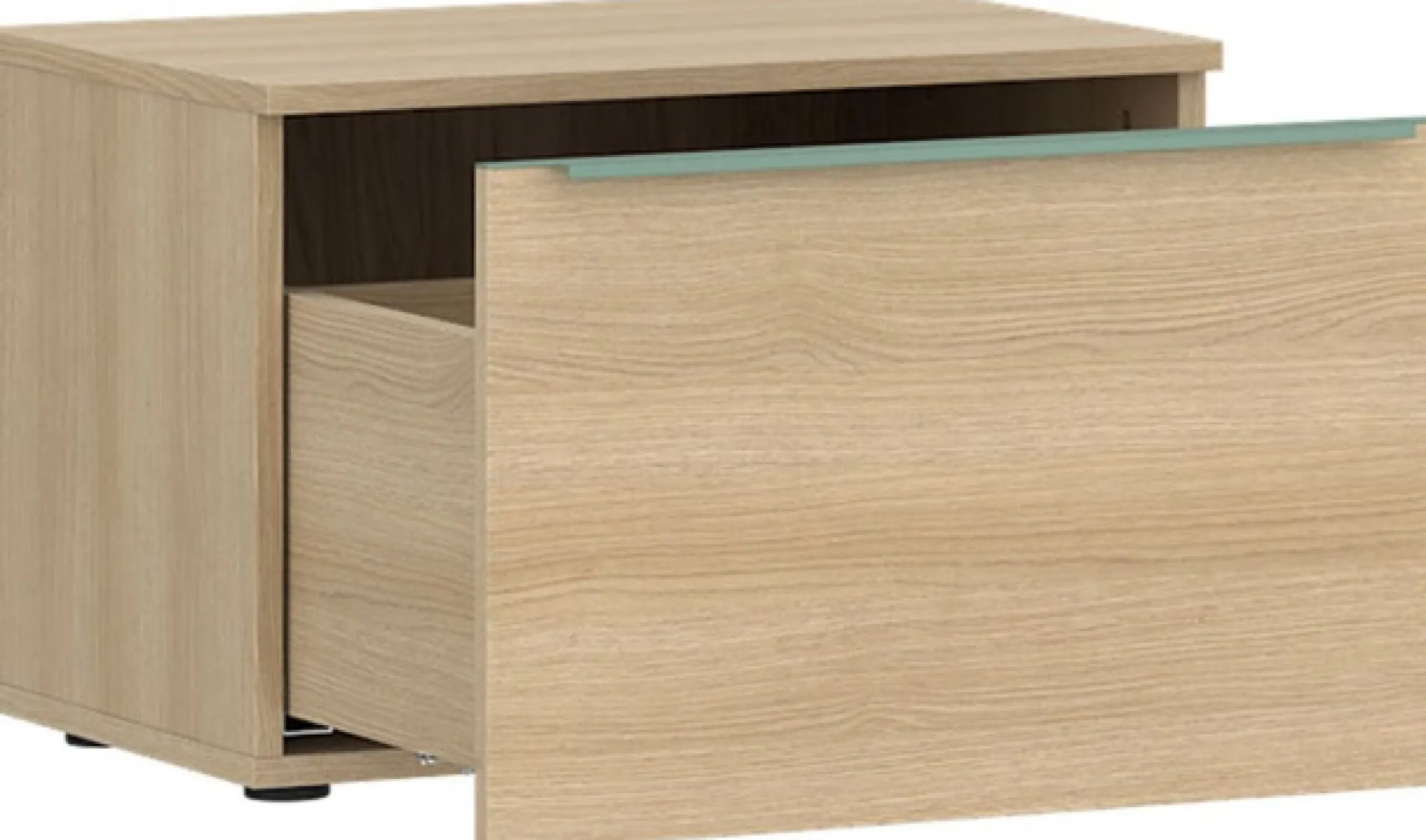 TOM TAILOR HOME Nachtkommode »COLOR PUZZLE 1 Schublade mit farbigem Griff« Nachtkommode mit einer großen Schublade