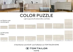 TOM TAILOR HOME Sideboard Lowboard, Breite 165 cm,3 Türen,1 Schublade, viel Stauraum