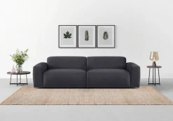 TRENDMANUFAKTUR Big-Sofa »Braga, mit hochwertigem Kaltschaum, Megasofa, in Cord erhältlich« modernes Big-Sofa, Couch mit hohem Sitzkomfort, 254/72/107 cm (B/H/T)