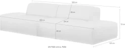 TRENDMANUFAKTUR Big-Sofa »Braga, toller Sitzkomfort, Designsofa« in moderner Optik, mit hochwertigem Kaltschaum