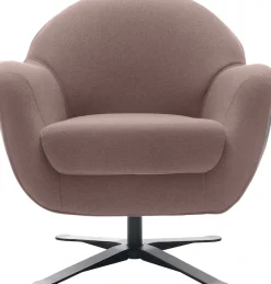 TRENDMANUFAKTUR Drehsessel »Mira, Loungesessel« in zeitlosem, modernen Stil mit praktischer Drehfunktion