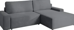 TRENDMANUFAKTUR Ecksofa »Challenge, Schlafsofa mit Bettkasten, Couch in L-Form, Breite 245 cm« Recamiere beidseitig montierbar, auch in trendigem Cordstoff