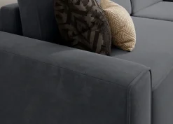 TRENDMANUFAKTUR Ecksofa »Challenge, Schlafsofa mit Bettkasten, Couch in L-Form, Breite 245 cm« Recamiere beidseitig montierbar, auch in trendigem Cordstoff