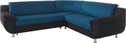 TRENDMANUFAKTUR Ecksofa »Rondo 3, zeitlos und modern, im Materialmix, L-Form« wahlweise Federkern für hohen Sitzkomfort, wahlweise Bettfunktion