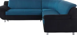 TRENDMANUFAKTUR Ecksofa »Rondo 3, zeitlos und modern, im Materialmix, L-Form« wahlweise Federkern für hohen Sitzkomfort, wahlweise Bettfunktion