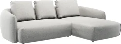 TRENDMANUFAKTUR Ecksofa »Shawn elegantes Designsofa, Breite 232cm, L-Form« bequem, organischer Form, mit hochwertigem Bezug