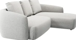 TRENDMANUFAKTUR Ecksofa »Shawn elegantes Designsofa, Breite 232cm, L-Form« bequem, organischer Form, mit hochwertigem Bezug