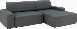 TRENDMANUFAKTUR Ecksofa »Wien, wahlweise mit Sitzvorschub und Bettkasten, Breite 246 cm« L-Form, in trendigem Cordstoff