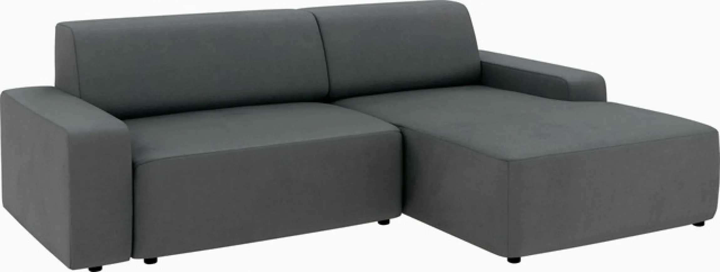 TRENDMANUFAKTUR Ecksofa »Wien, wahlweise mit Sitzvorschub und Bettkasten, Breite 246 cm« L-Form, in trendigem Cordstoff