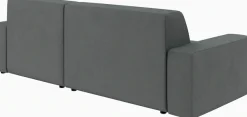 TRENDMANUFAKTUR Ecksofa »Wien, wahlweise mit Sitzvorschub und Bettkasten, Breite 246 cm« L-Form, in trendigem Cordstoff