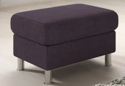 TRENDMANUFAKTUR Hocker »Rondo II zeitlos und bequem« wahlweise mit komfortablem Federkern, frei im Raum stellbar