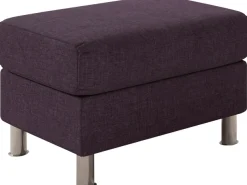 TRENDMANUFAKTUR Hocker »Rondo II zeitlos und bequem« wahlweise mit komfortablem Federkern, frei im Raum stellbar