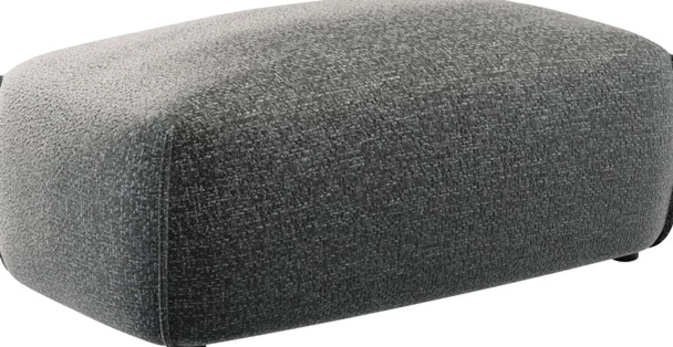 TRENDMANUFAKTUR Polsterhocker »Shawn elegant und bequem« organische Form, mit hochwertigem Bezug