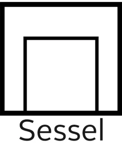 TRENDMANUFAKTUR Sessel »Cecilia, Loungesessel im italienischen Design, hoher Sitzkomfort« bequeme Armlehnen und Rückenverarbeitung, attraktiver Metallfuß