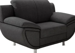 TRENDMANUFAKTUR Sessel »Rondo II, Loungesessel zeitlos und bequem« wahlweise mit komfortablem Federkern, mit extra breiten Armlehnen