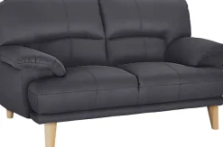 TRENDMANUFAKTUR 2-Sitzer »Cecilia, italienische Designsprache, tolle Details« hoher Sitzkomfort und extrabequeme Armlehnen