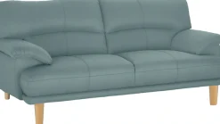 TRENDMANUFAKTUR 3-Sitzer »Cecilia, Sofa in italienischem Design« mit tollem Sitzkomfort, extrabequeme Armlehnen, Holzfüße