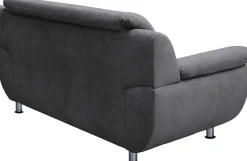 TRENDMANUFAKTUR 2-Sitzer »Rondo, Breite 178 cm, breite Armlehnen, Füße chromfarben« Couch wahlweise mit Federkern und in verschiedenen Bezügen bestellbar