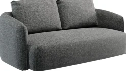 TRENDMANUFAKTUR 2-Sitzer »Shawn Designsofa mit elegant geschwungen Armlehnen, bequem« organischer Form, mit hochwertigem Bezug