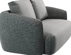 TRENDMANUFAKTUR 2-Sitzer »Shawn Designsofa mit elegant geschwungen Armlehnen, bequem« organischer Form, mit hochwertigem Bezug