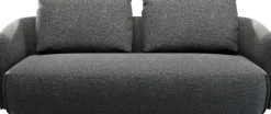 TRENDMANUFAKTUR 3-Sitzer »Shawn Designsofa, elegant geschwungen Armlehnen, bequem« organischer Form, mit hochwertigem Bezug