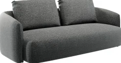 TRENDMANUFAKTUR 3-Sitzer »Shawn Designsofa, elegant geschwungen Armlehnen, bequem« organischer Form, mit hochwertigem Bezug