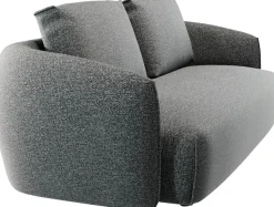 TRENDMANUFAKTUR 3-Sitzer »Shawn Designsofa, elegant geschwungen Armlehnen, bequem« organischer Form, mit hochwertigem Bezug