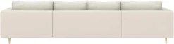 TRENDMANUFAKTUR Wohnlandschaft »Amazing, wahlw. mit Schlaffunktion & Bettkasten, Fuß Buche lackiert« Sofa in U-Form, in Cord oder Struktur, Breite 305 cm