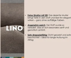 TRENDMANUFAKTUR Wohnlandschaft »Wien, wahlweise mit Sitzvorschub und Bettkasten, Breite 329 cm« U-Form, in trendigem Cordstoff