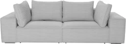 Trends by HG Big-Sofa »Conor XL, B: 268cm, Liegefläche: 138 x 194 cm, in Cord und Velours« mit Schlaffunktion und Bettkasten