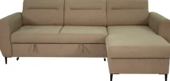 Trends by HG Ecksofa »Bella L-Form, B: 248 cm« mit Schlaffunktion & Bettkasten